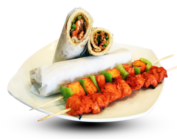 rolls chicken tikka